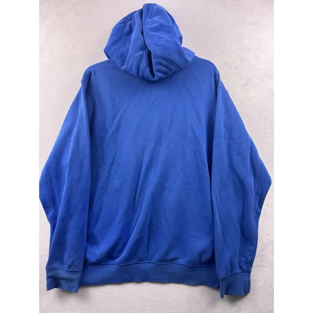 Nike Sportswear Club Fleece Pullover Hoodie Men’s Large Blue Read